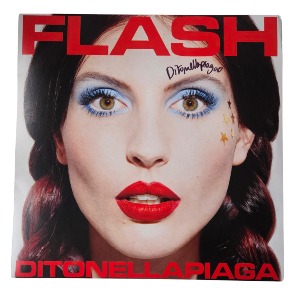VINILE NERO AUTOGRAFATO - FLASH | DITONELLAPIAGA - immagine 2