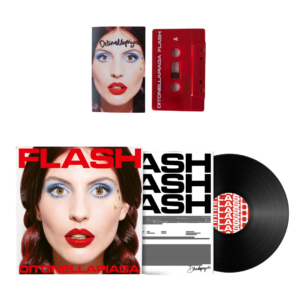 BUNDLE MUSICASSETTA ROSSA + VINILE NERO AUTOGRAFATI - FLASH | DITONELLAPIAGA