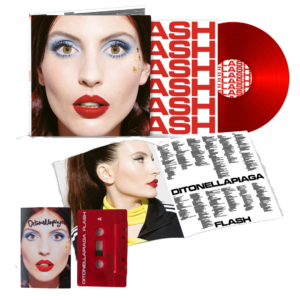 BUNDLE MUSICASSETTA ROSSA + VINILE DELUXE ROSSO AUTOGRAFATI - FLASH | DITONELLAPIAGA