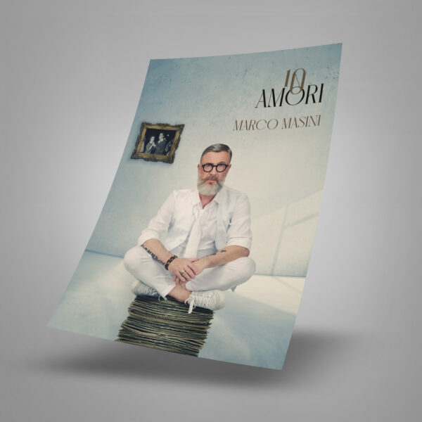 BUNDLE MUSICASSETTA + POSTER + SHOPPER + ACCESSO EVENTO ESCLUSIVO - 10 AMORI | MARCO MASINI SOLD OUT - immagine 3